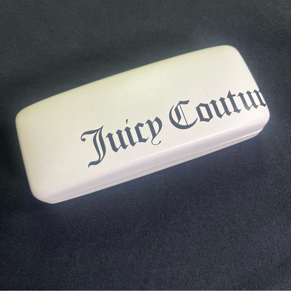 Juicy Couture Black and White Glasses Case